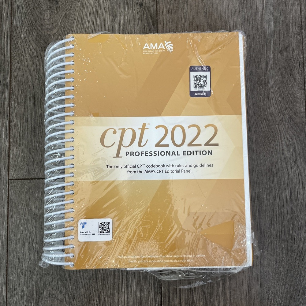 CPT Professional 2022 by American Medical Association (2021, Spiral)